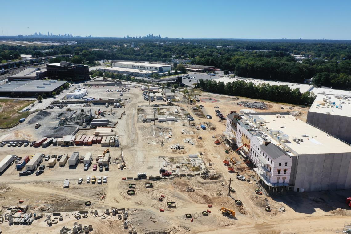 Photos Film studio mimicking New York, Europe, more takes shape